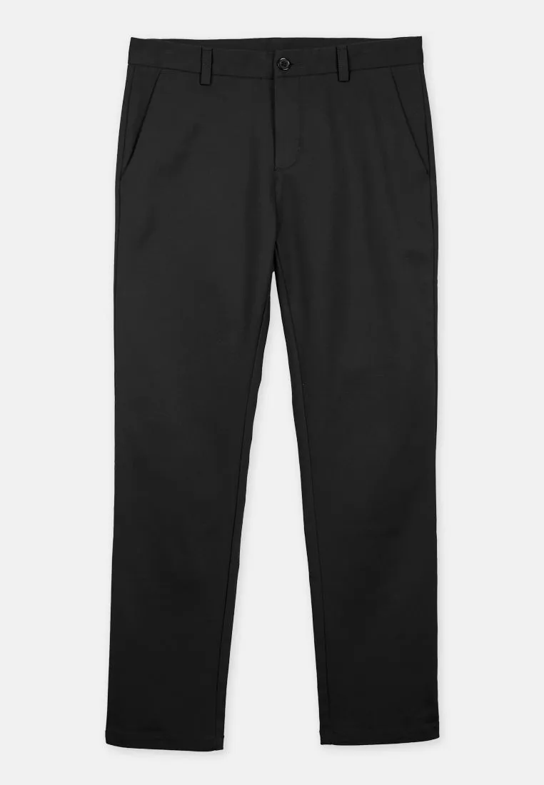 Cheetah Men Slim Fit Chino Solid Tone Fine Cotton Spandex Twill Stretchable Fabric Pants - 110720
