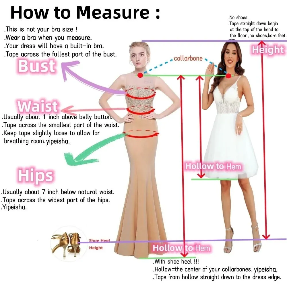 Chic & Modern Spaghetti Straps Cap Sleeves V-Neck Side Slit Trumpet Formal Prom Dress