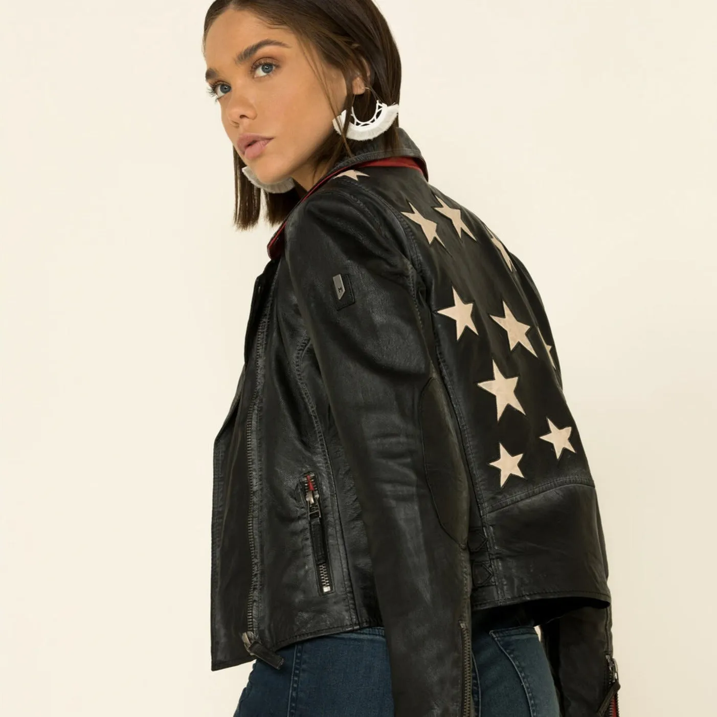 Christy Leather Motorcycle Jacket