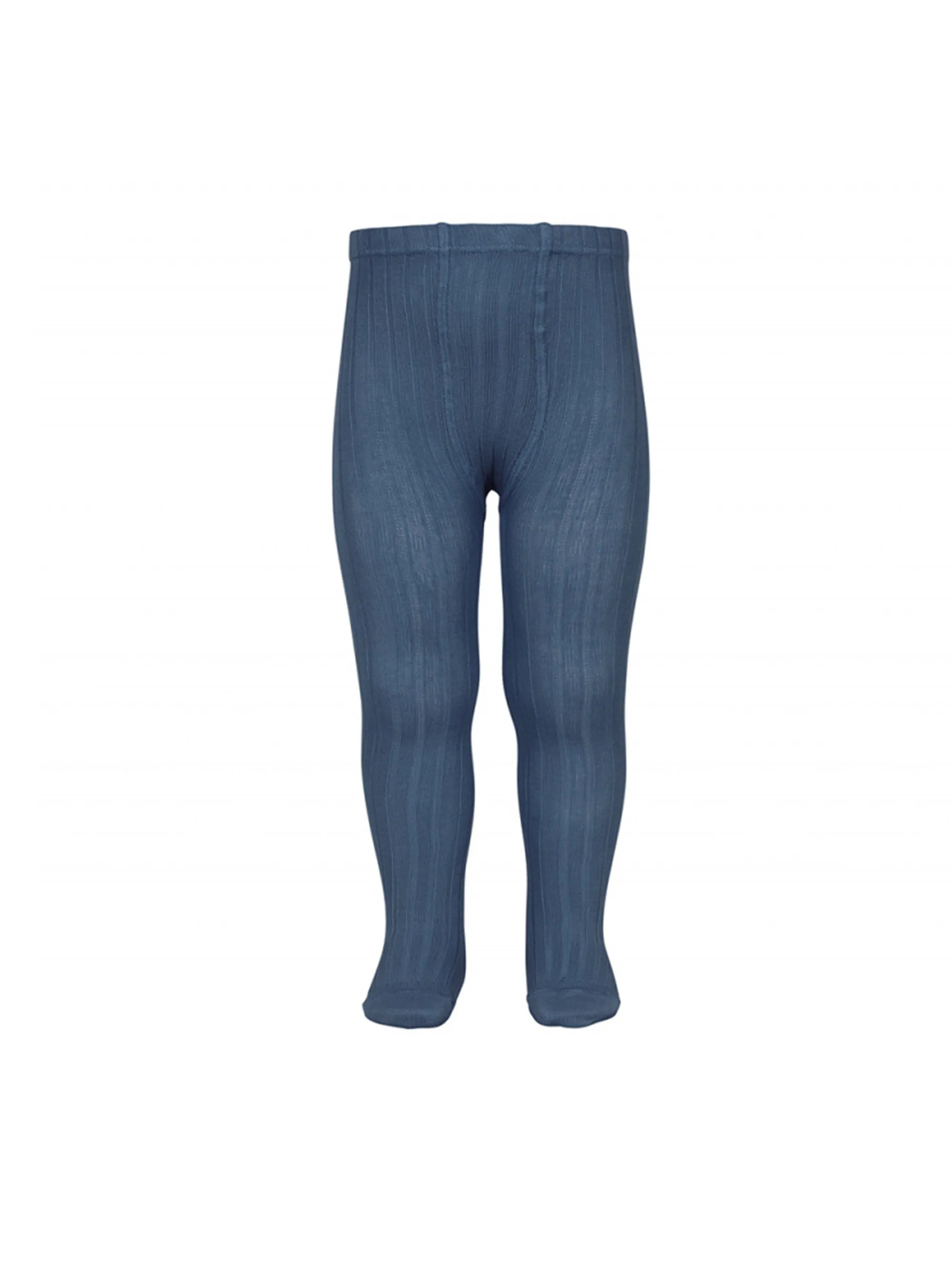 CÓNDOR Ribbed Stockings Cobalt blue