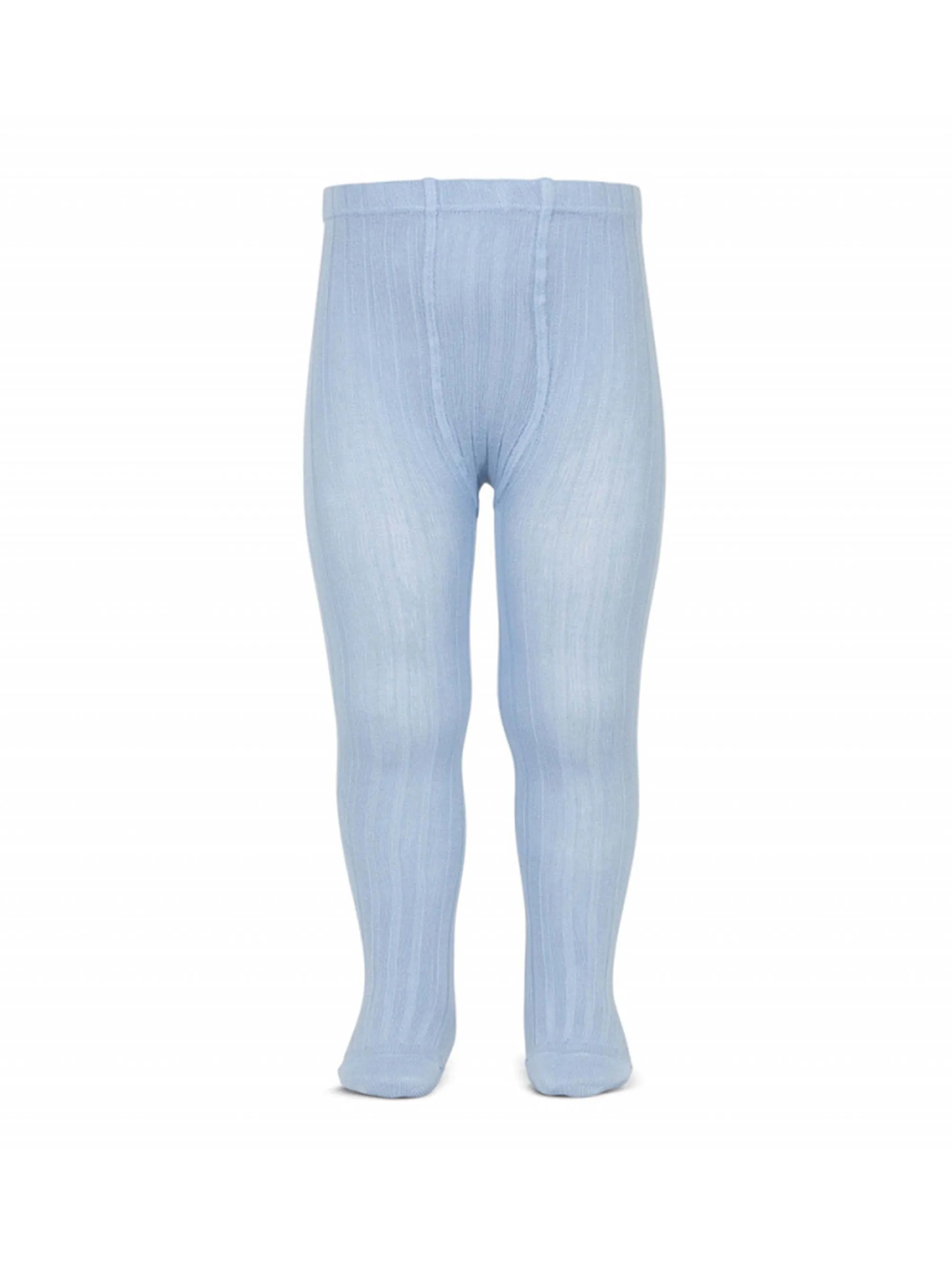 CÓNDOR Ribbed Stockings light blue