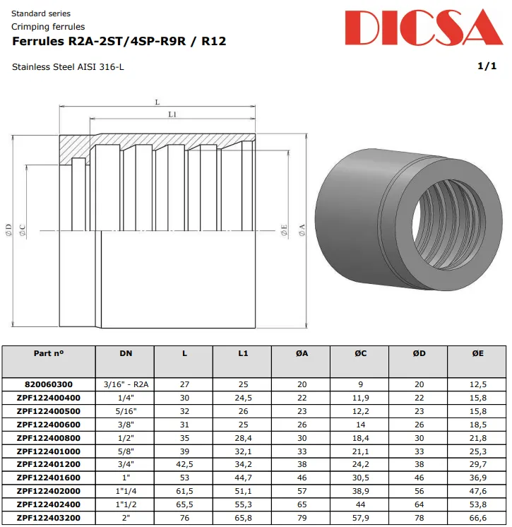 Collar Skive, COL/SK | TTA Hydraulics
