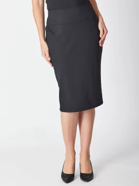 Colour Block Pencil Skirt - Black -28208