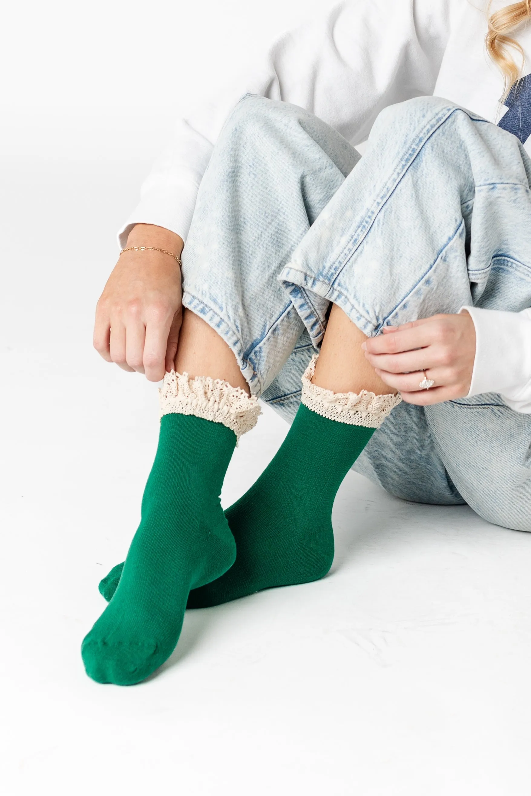 Cove All About Ruffles Socks