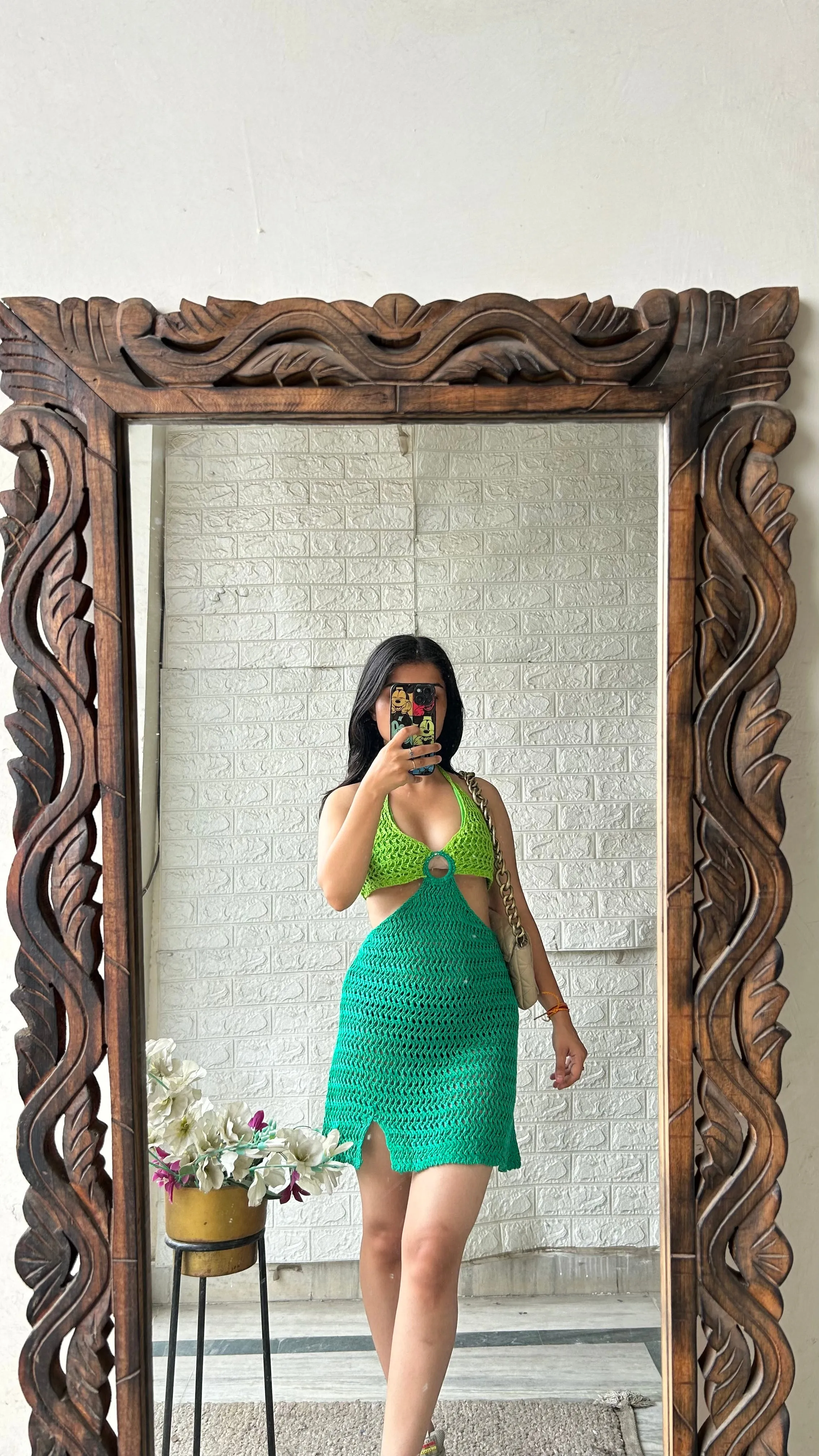 Crochet dress 30-32 bust-l:32