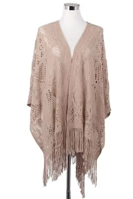 Crochet Floral Pattern Poncho
