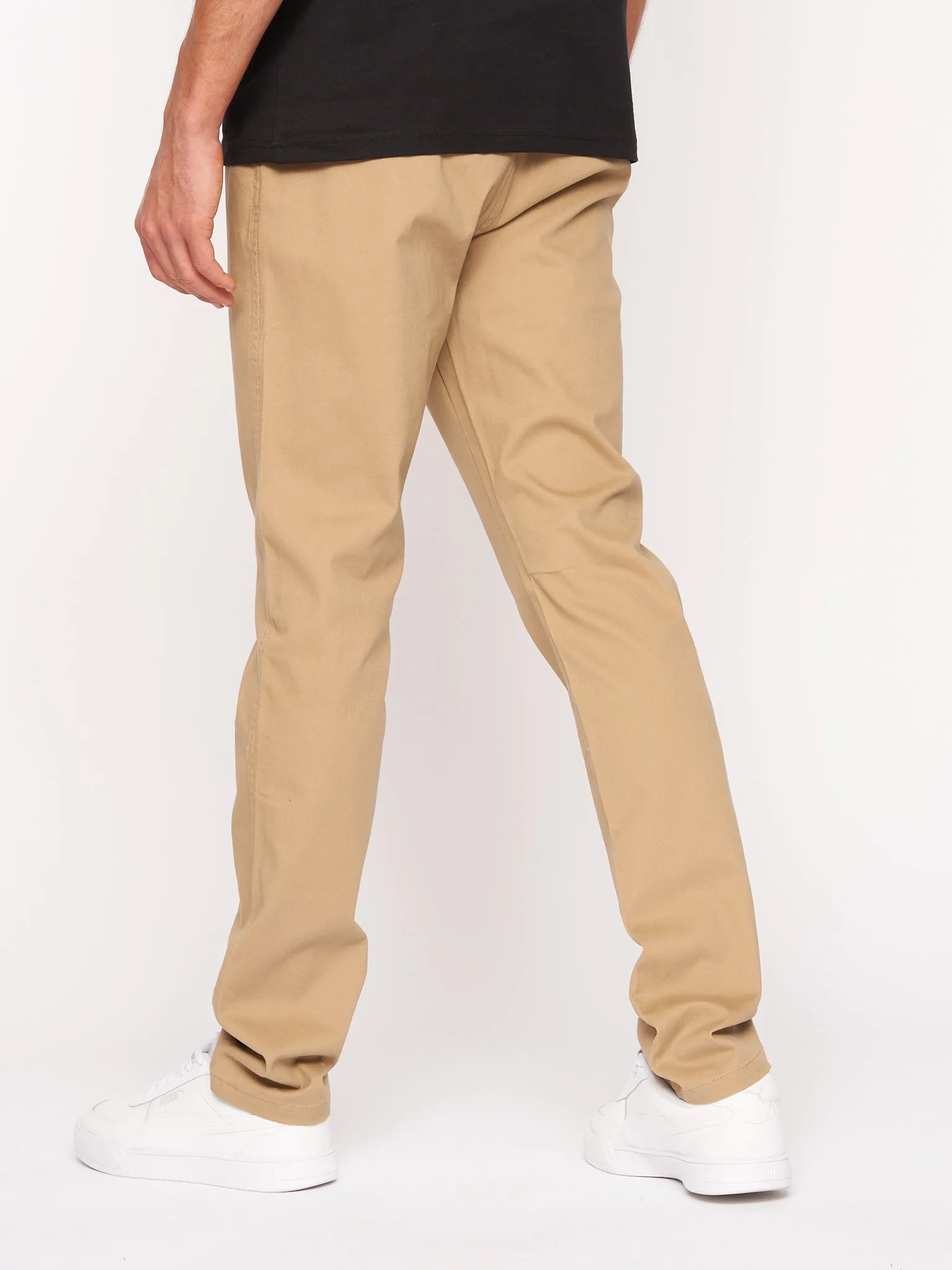 Crosshatch Mens Roysden Chinos Sand