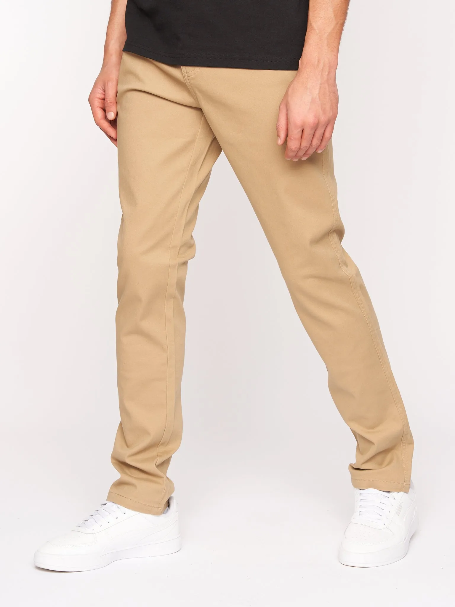 Crosshatch Mens Roysden Chinos Sand