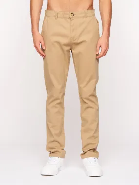 Crosshatch Mens Roysden Chinos Sand