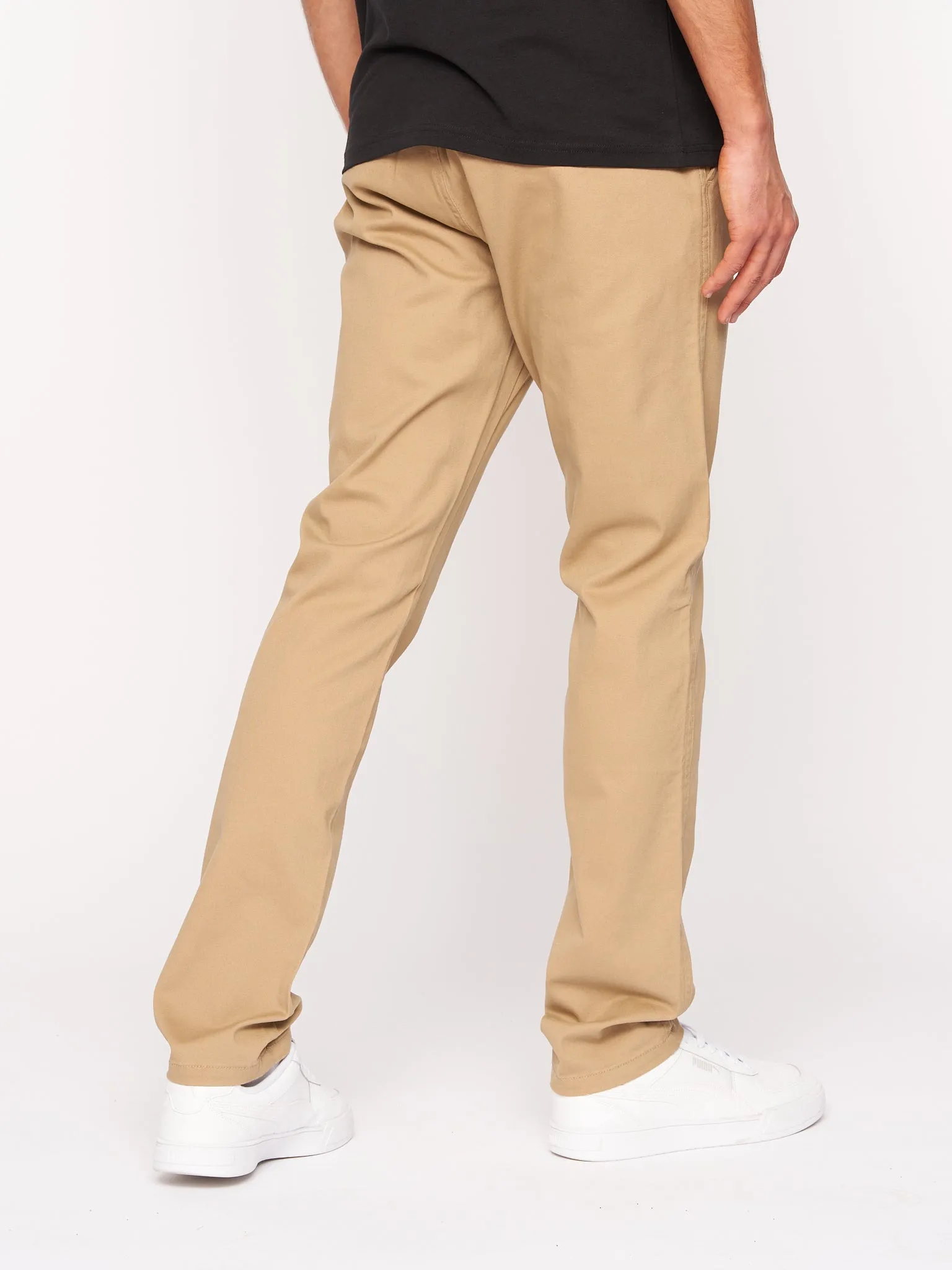 Crosshatch Mens Roysden Chinos Sand