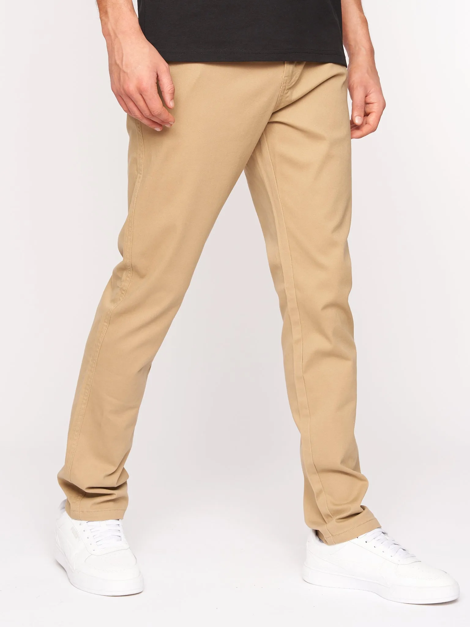 Crosshatch Mens Roysden Chinos Sand