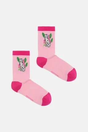 Dalmation Mesh Sock