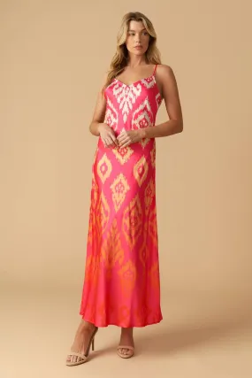 DIAMOND GIRL WOVEN SLIP DRESS