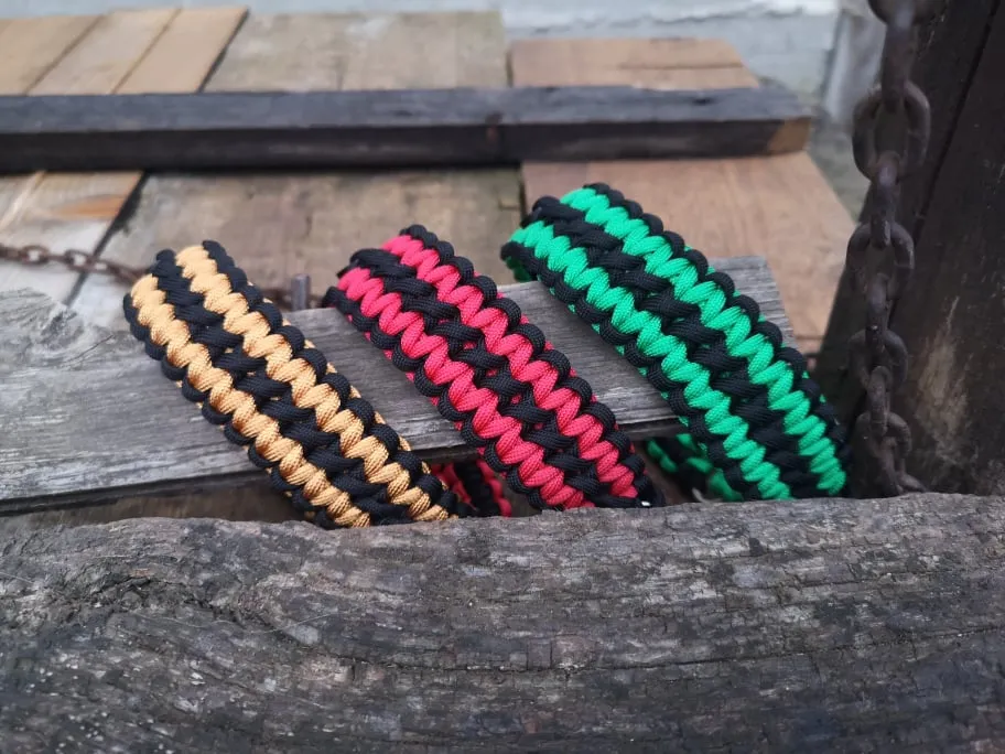 Double Solomon braid Dog collar