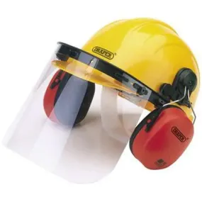 Draper Safety Helmet With Ear Muffs And Visor Dr-69933