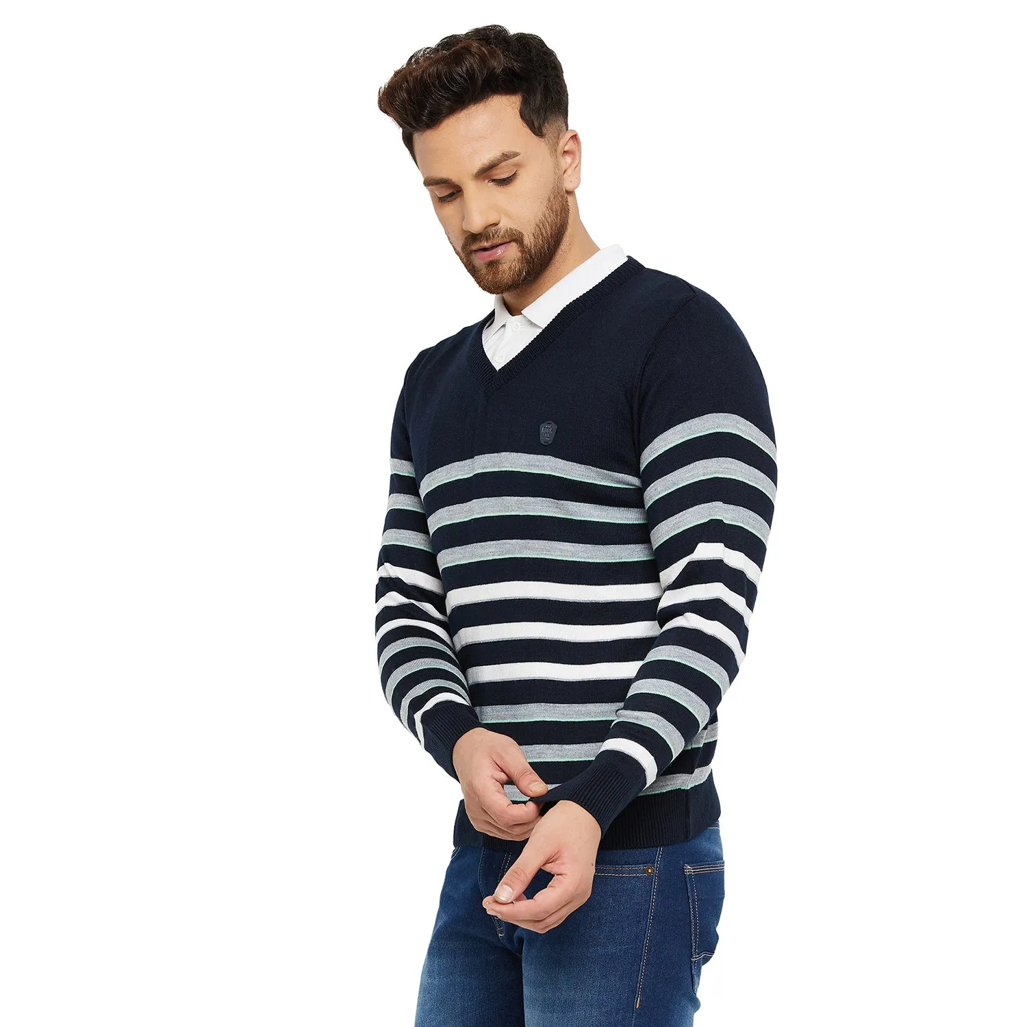 Duke Stardust Men V Neck Sweater (SDS8069)