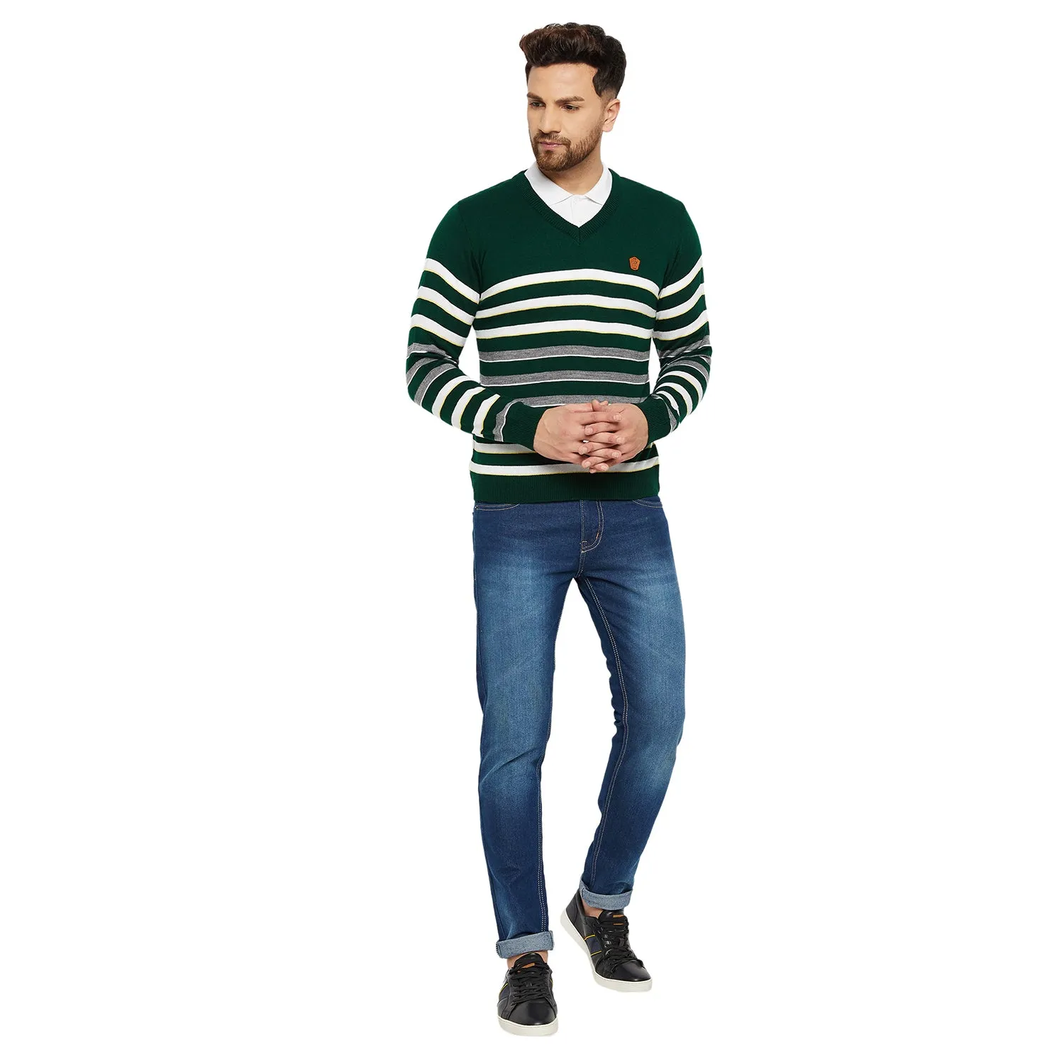 Duke Stardust Men V Neck Sweater (SDS8069)