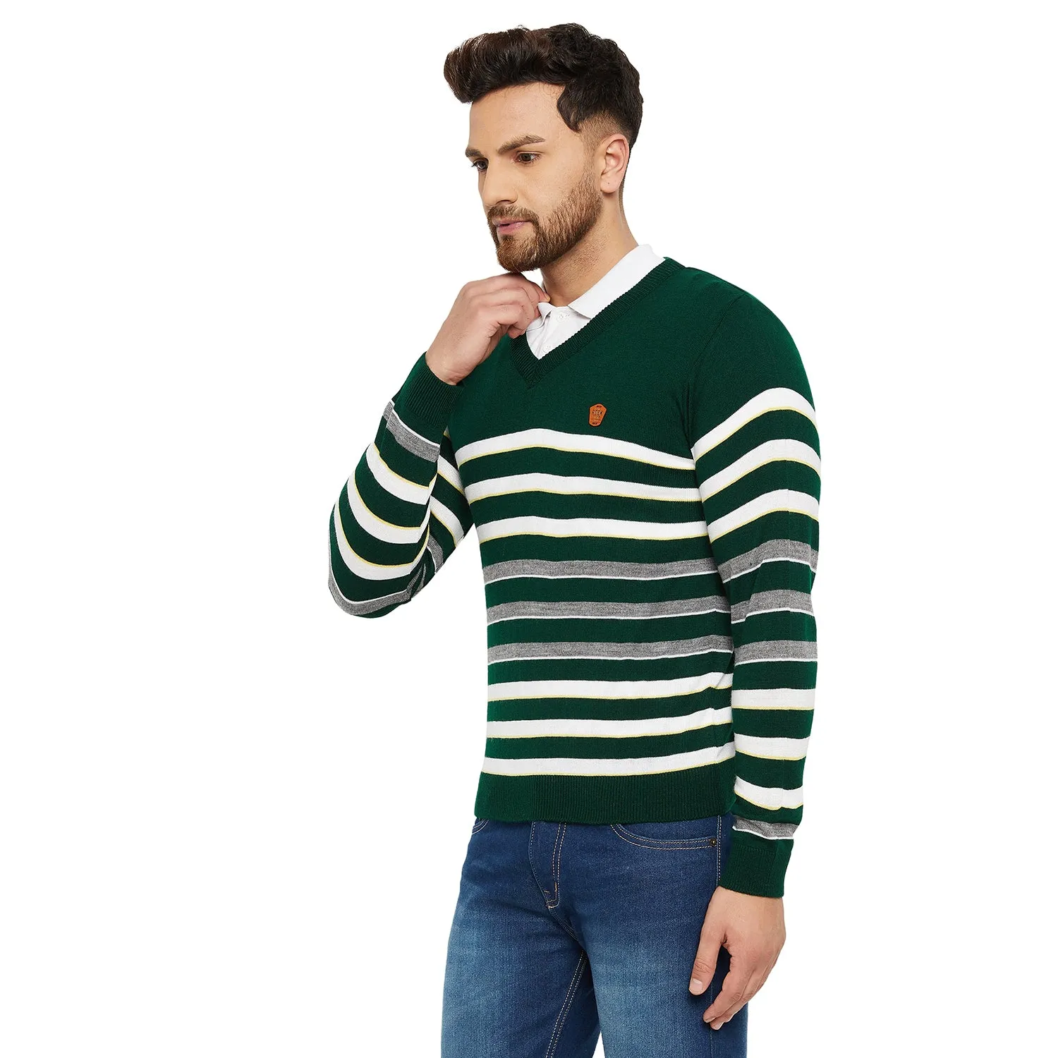Duke Stardust Men V Neck Sweater (SDS8069)
