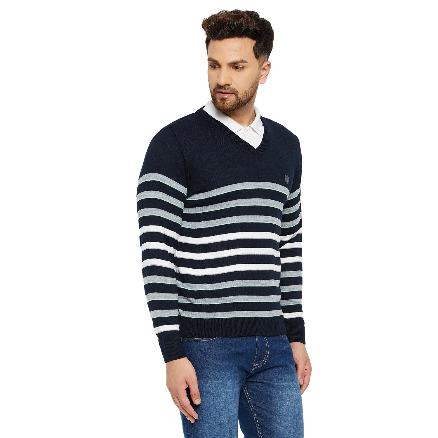 Duke Stardust Men V Neck Sweater (SDS8069)