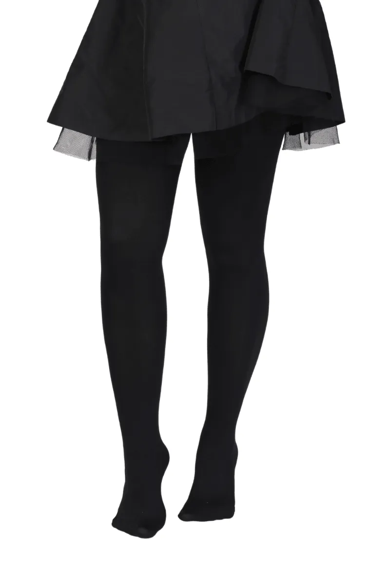 ECOCARE black 3D 90DEN recycled tights for women