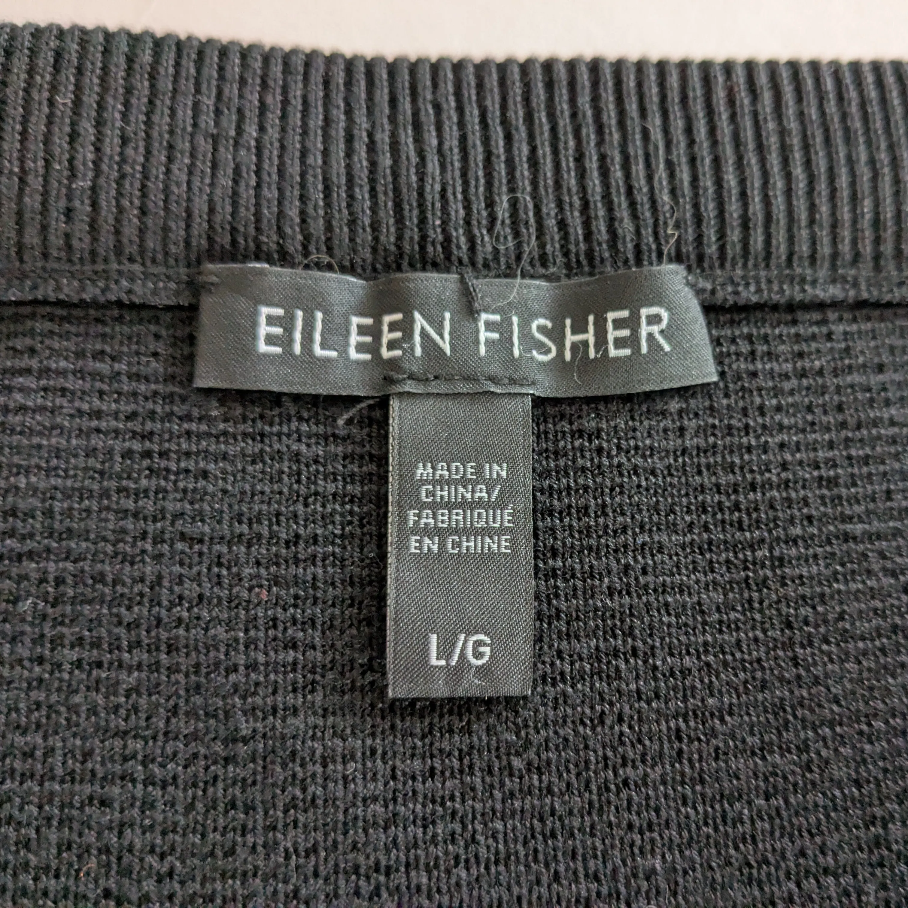 Eileen Fisher Silk Blend Pencil Skirt Size Large