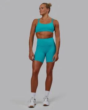 Elixir Mid-Length Shorts with Pockets - Blue Bird
