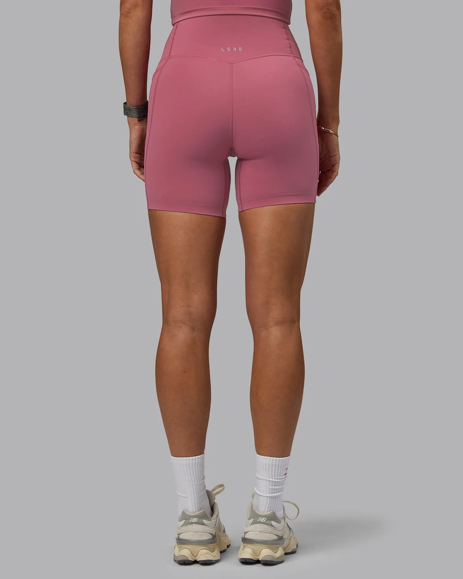 Elixir Mid-Length Shorts With Pockets - Mauve Haze