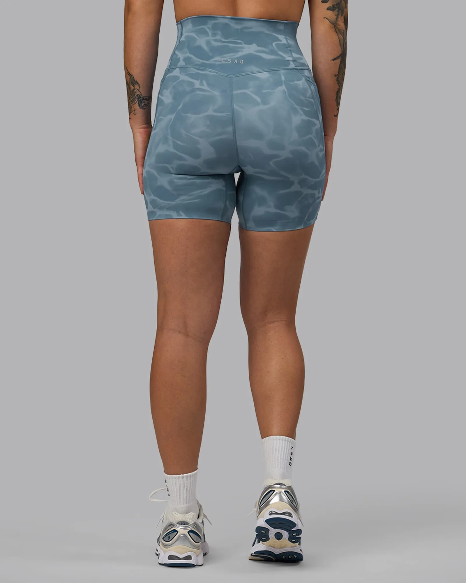 Elixir Mid-Length Shorts With Pockets - Tranquil-Elemental Blue