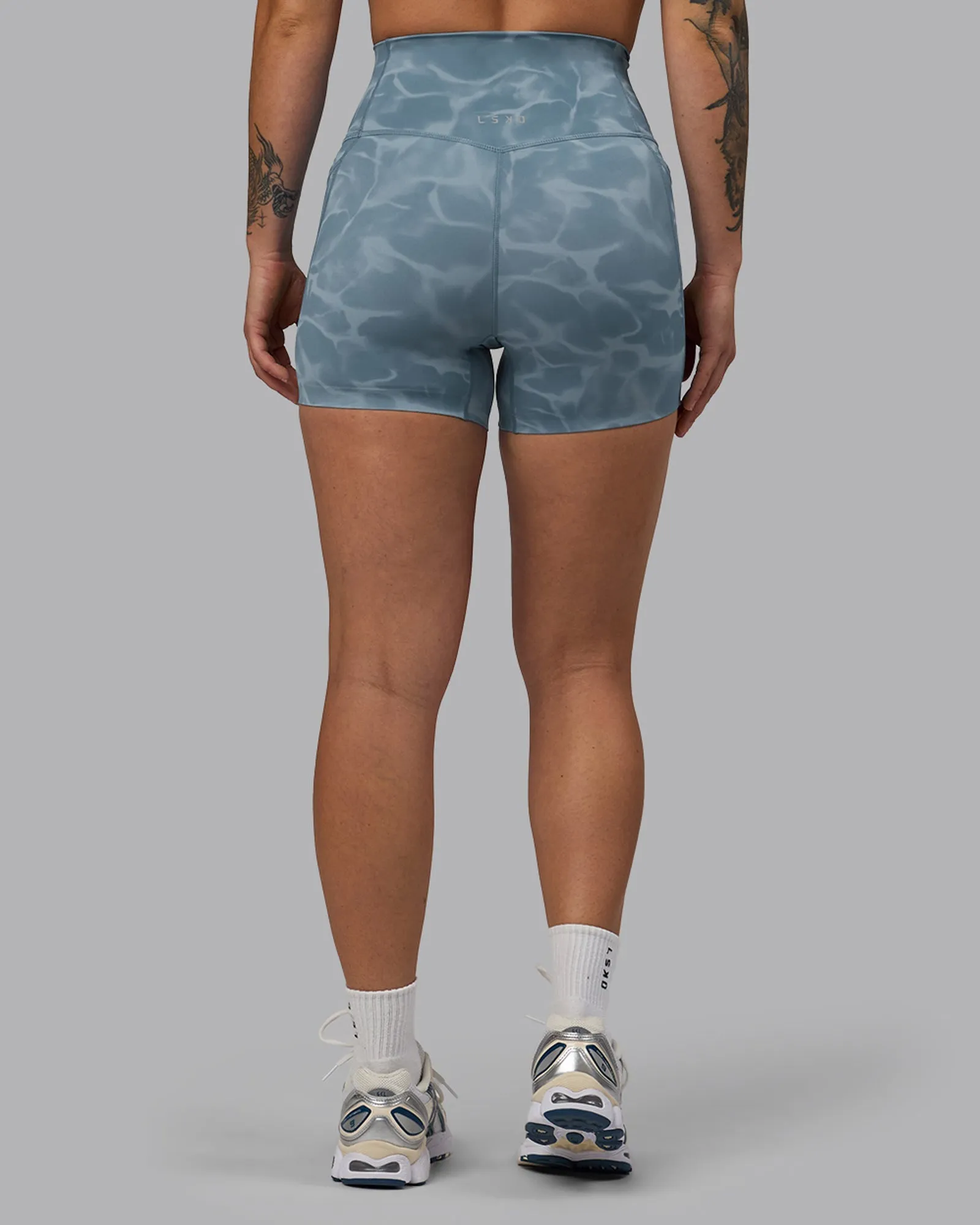 Elixir X-Length Shorts With Pockets - Tranquil-Elemental Blue
