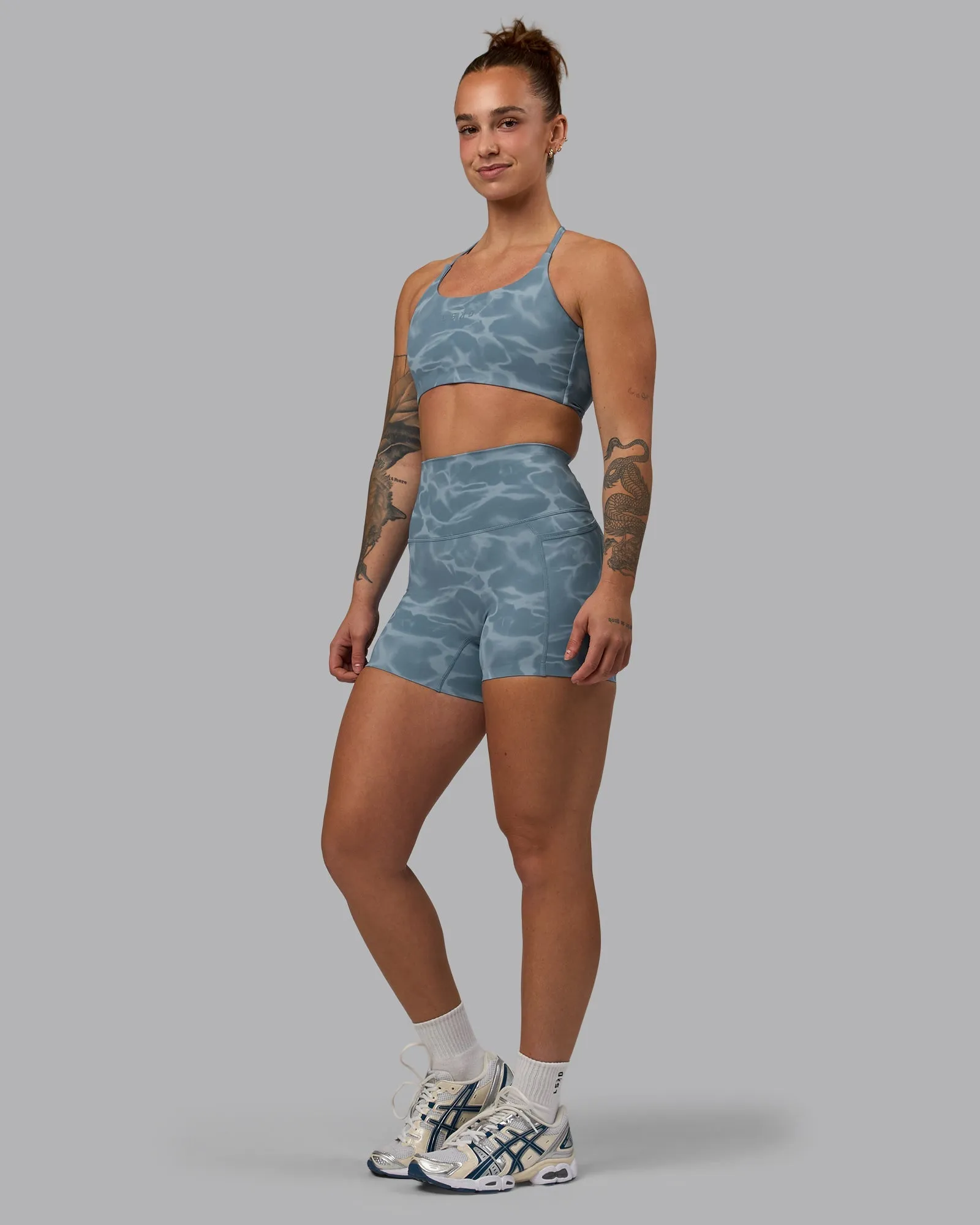 Elixir X-Length Shorts With Pockets - Tranquil-Elemental Blue