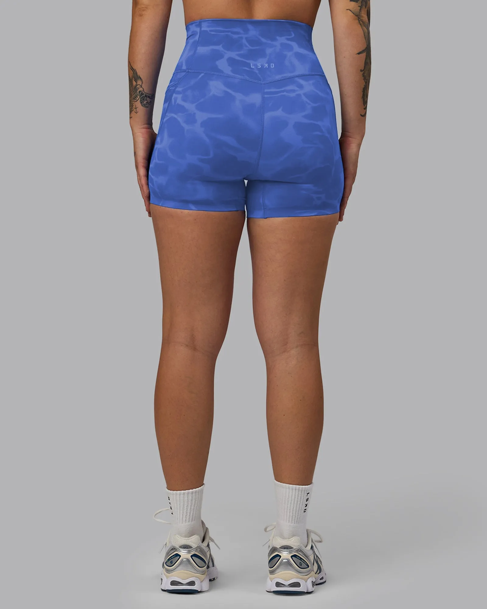 Elixir X-Length Shorts With Pockets - Tranquil-Power Cobalt