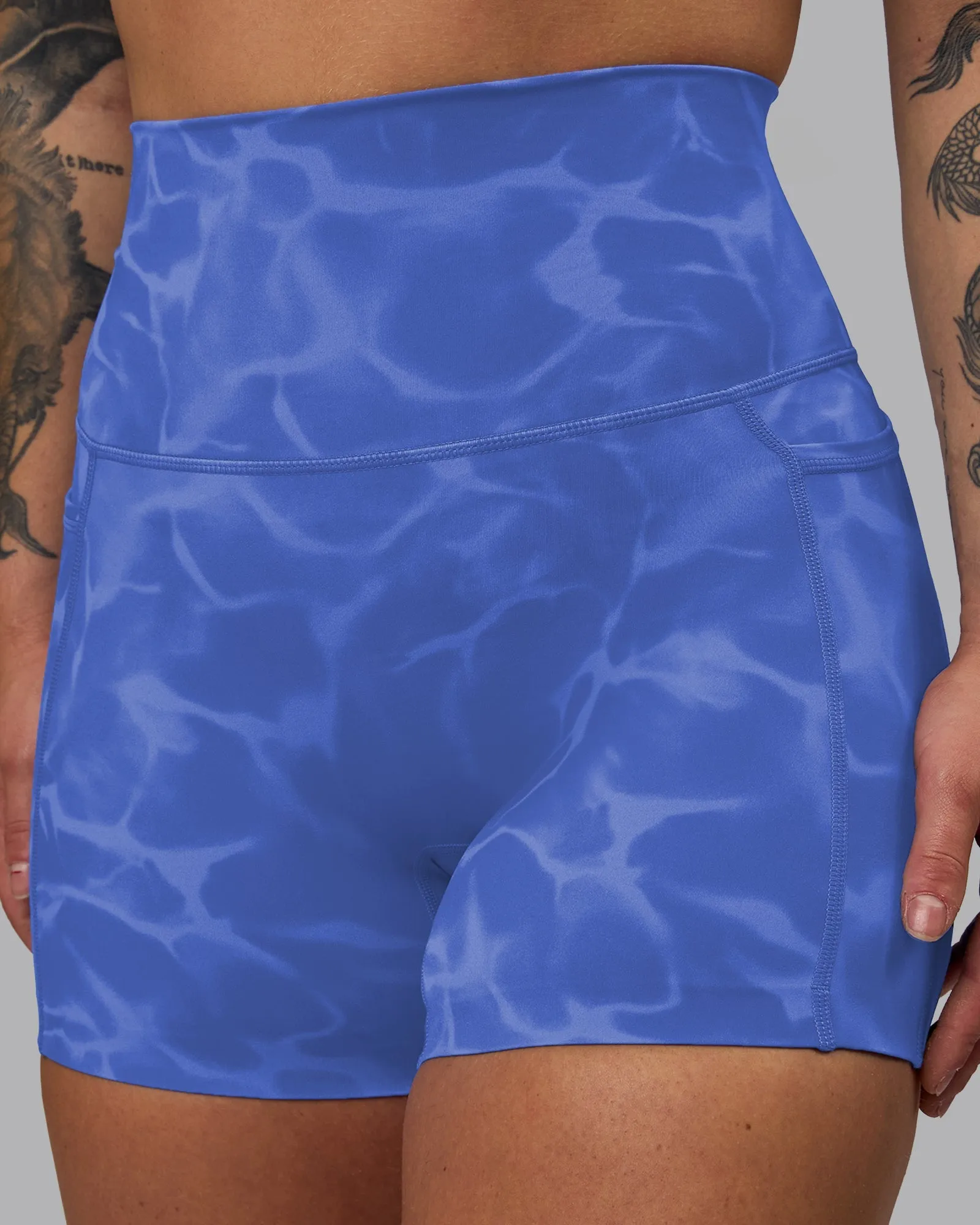 Elixir X-Length Shorts With Pockets - Tranquil-Power Cobalt