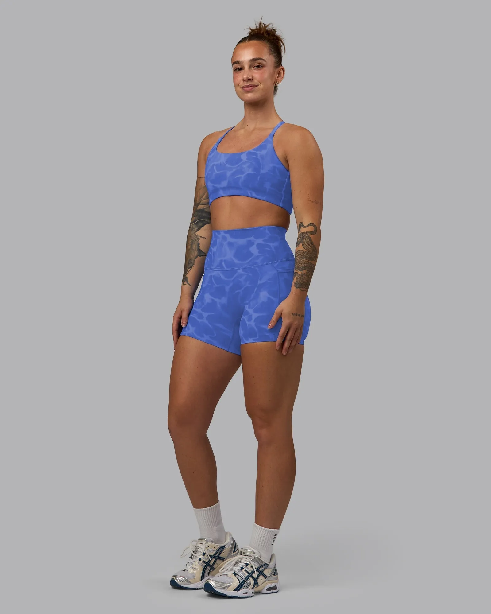 Elixir X-Length Shorts With Pockets - Tranquil-Power Cobalt