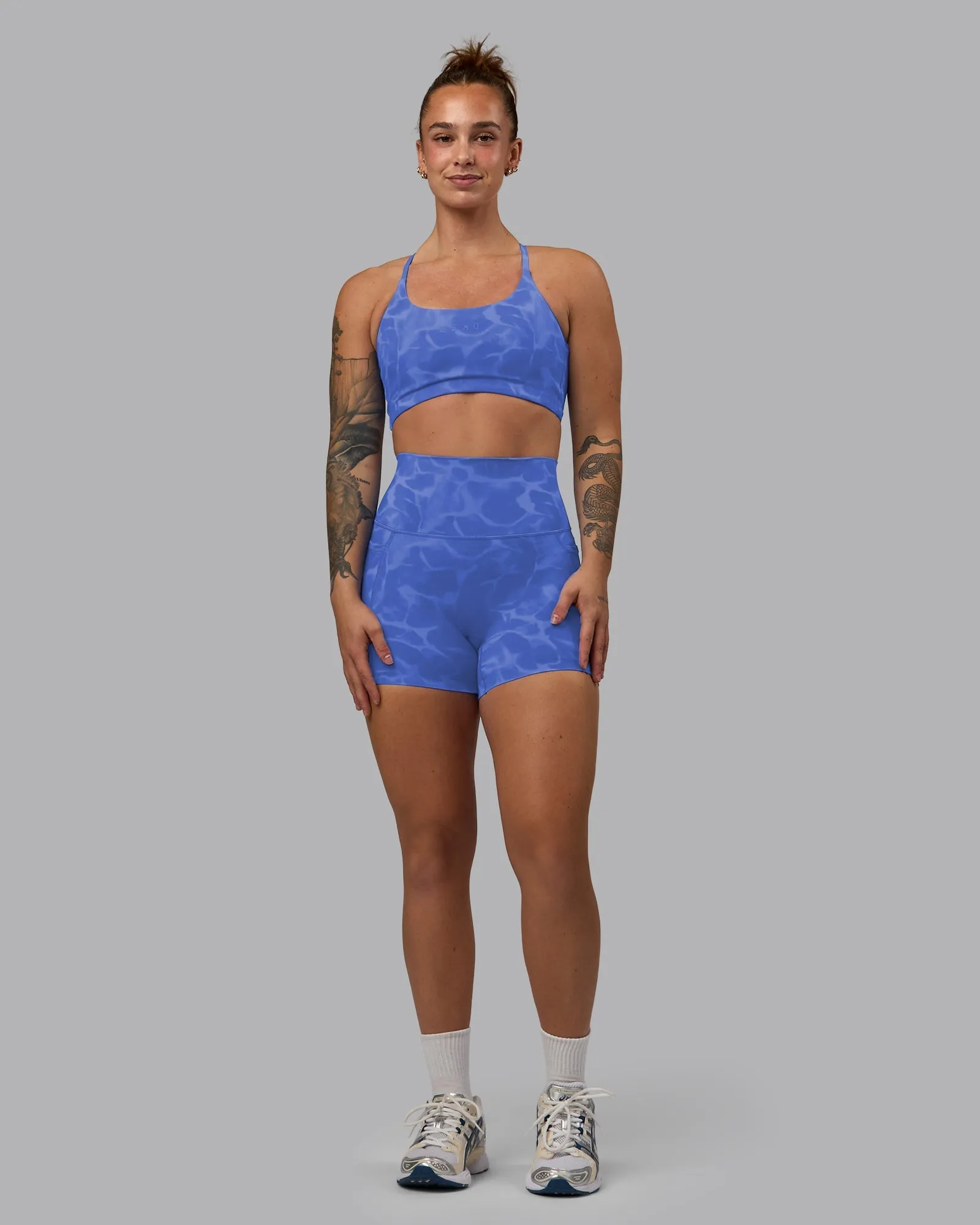 Elixir X-Length Shorts With Pockets - Tranquil-Power Cobalt