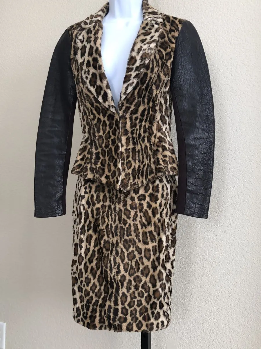 Elizabeth and James Sze XS Leopard Suit