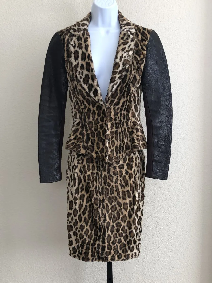 Elizabeth and James Sze XS Leopard Suit