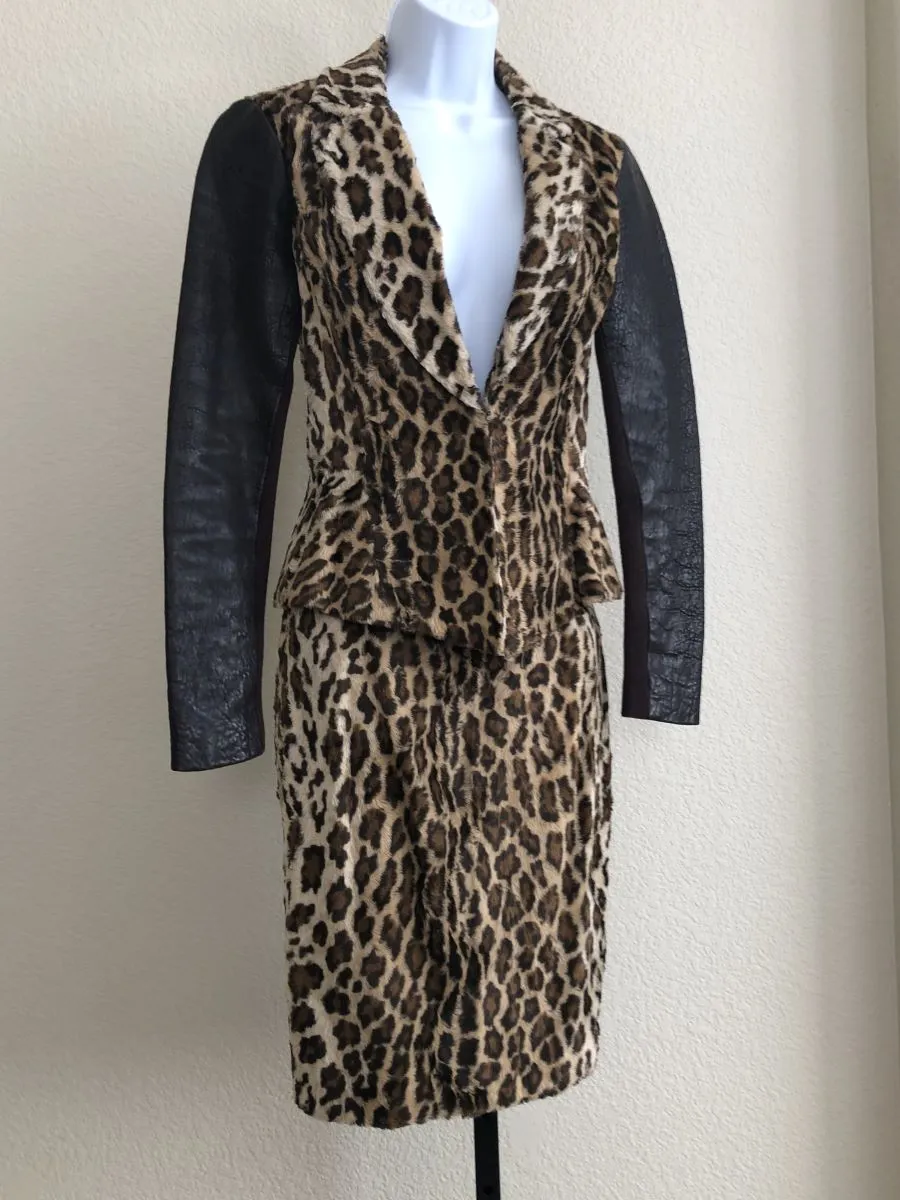 Elizabeth and James Sze XS Leopard Suit