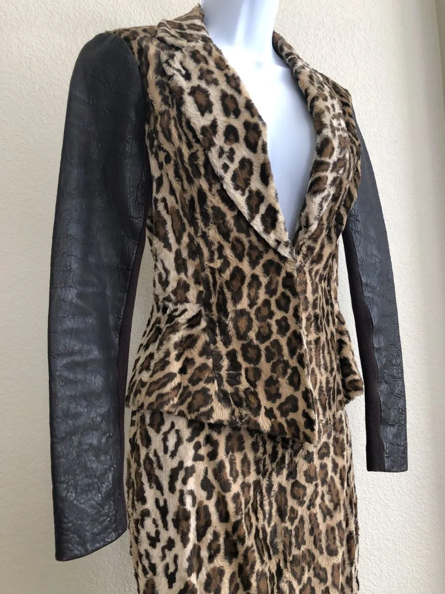 Elizabeth and James Sze XS Leopard Suit