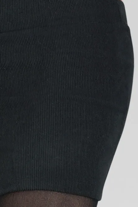 En Femme Corduroy Short Skirt