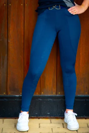 Equestrian Collection - EQ102 Navy Compression Breeches