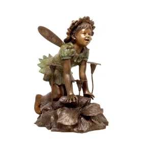 Fairy Garden Girl Statue