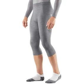 Falke Wool-Tech Light Regular Fit 3/4 Tights - Heather Grey