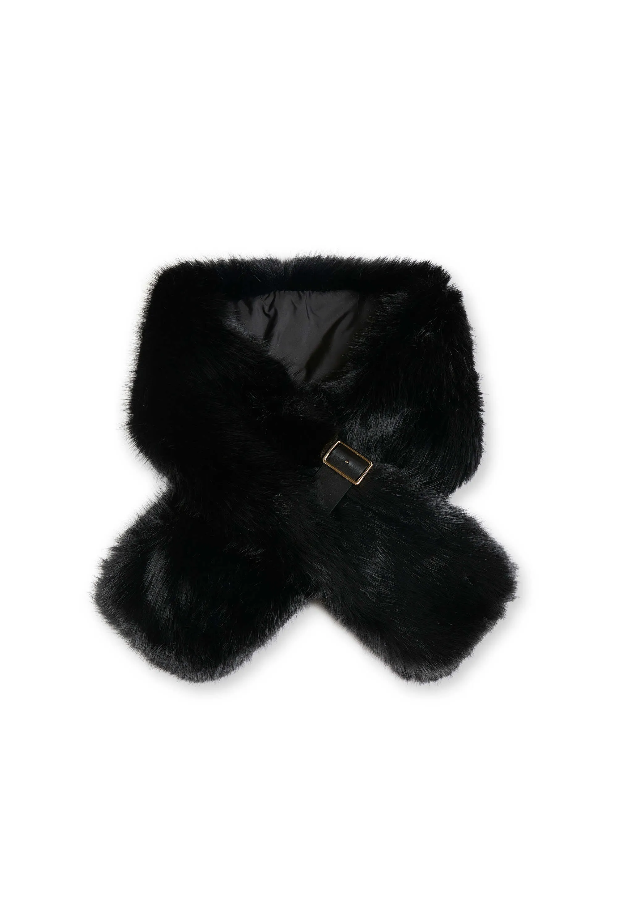 Faux Fur Black Collar