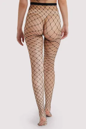 Fence Net Tights - Black