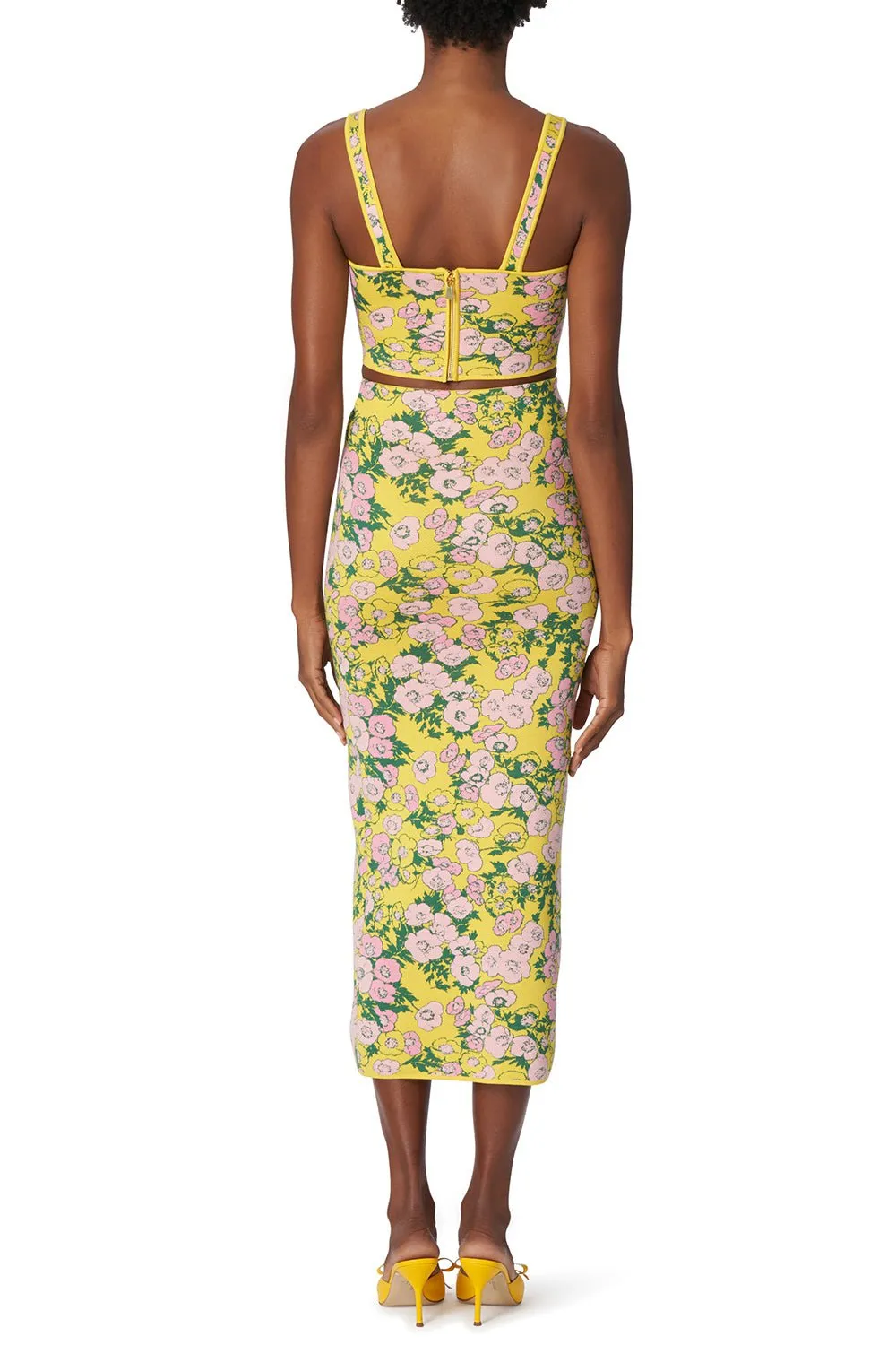 Fitted Midi Pencil Skirt