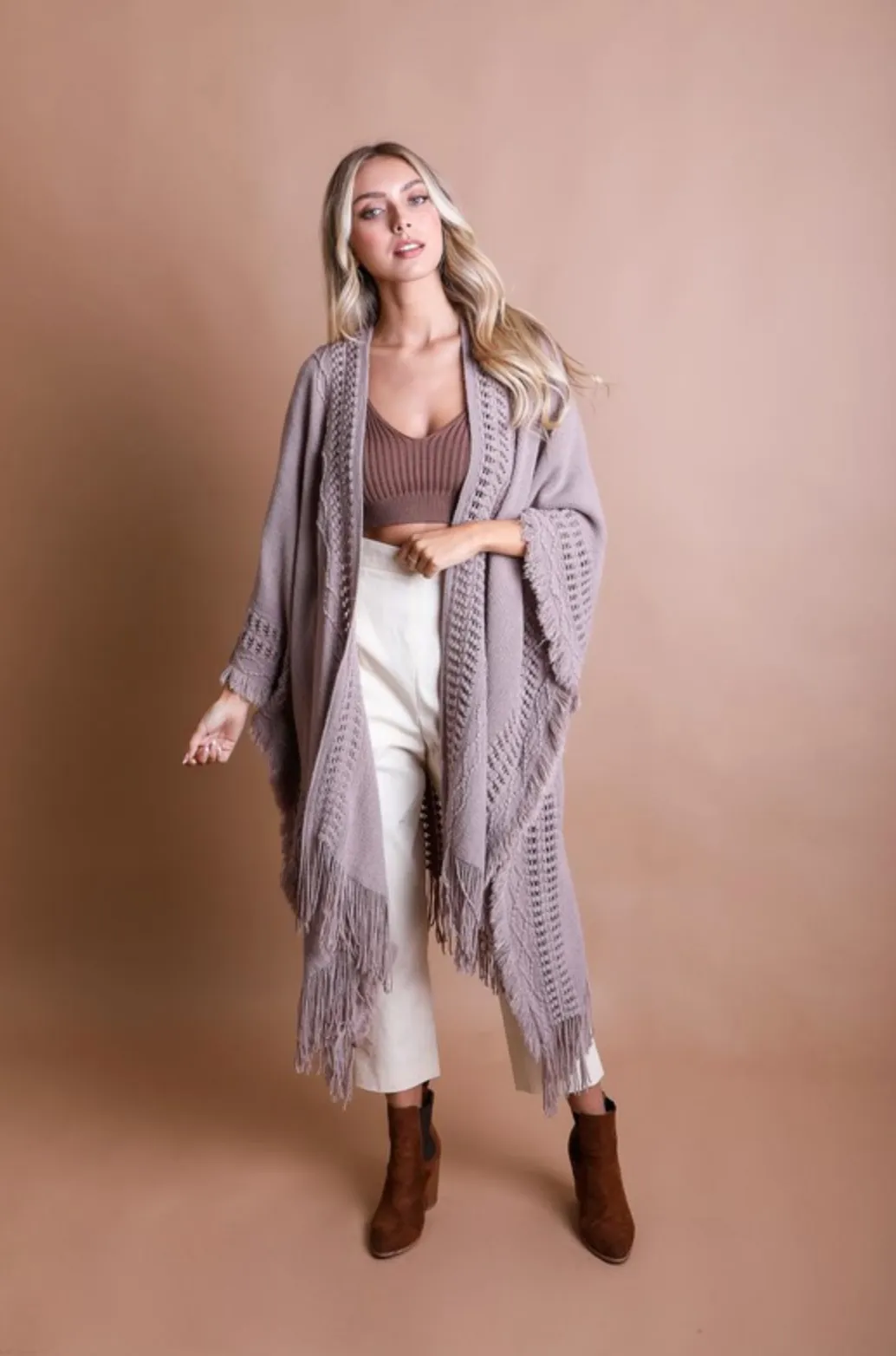 Floral Snap Down Mock Neck Coat