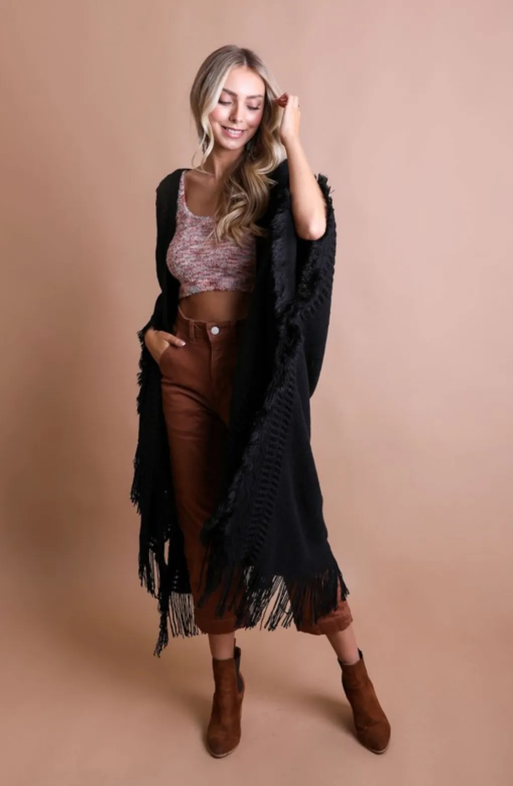 Floral Snap Down Mock Neck Coat
