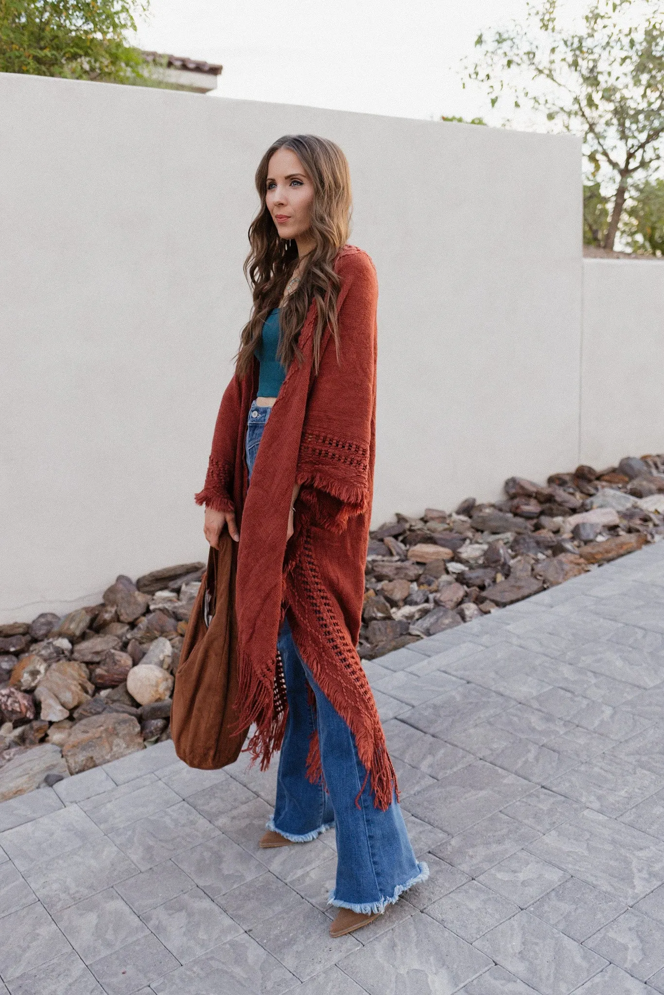 Floral Snap Down Mock Neck Coat