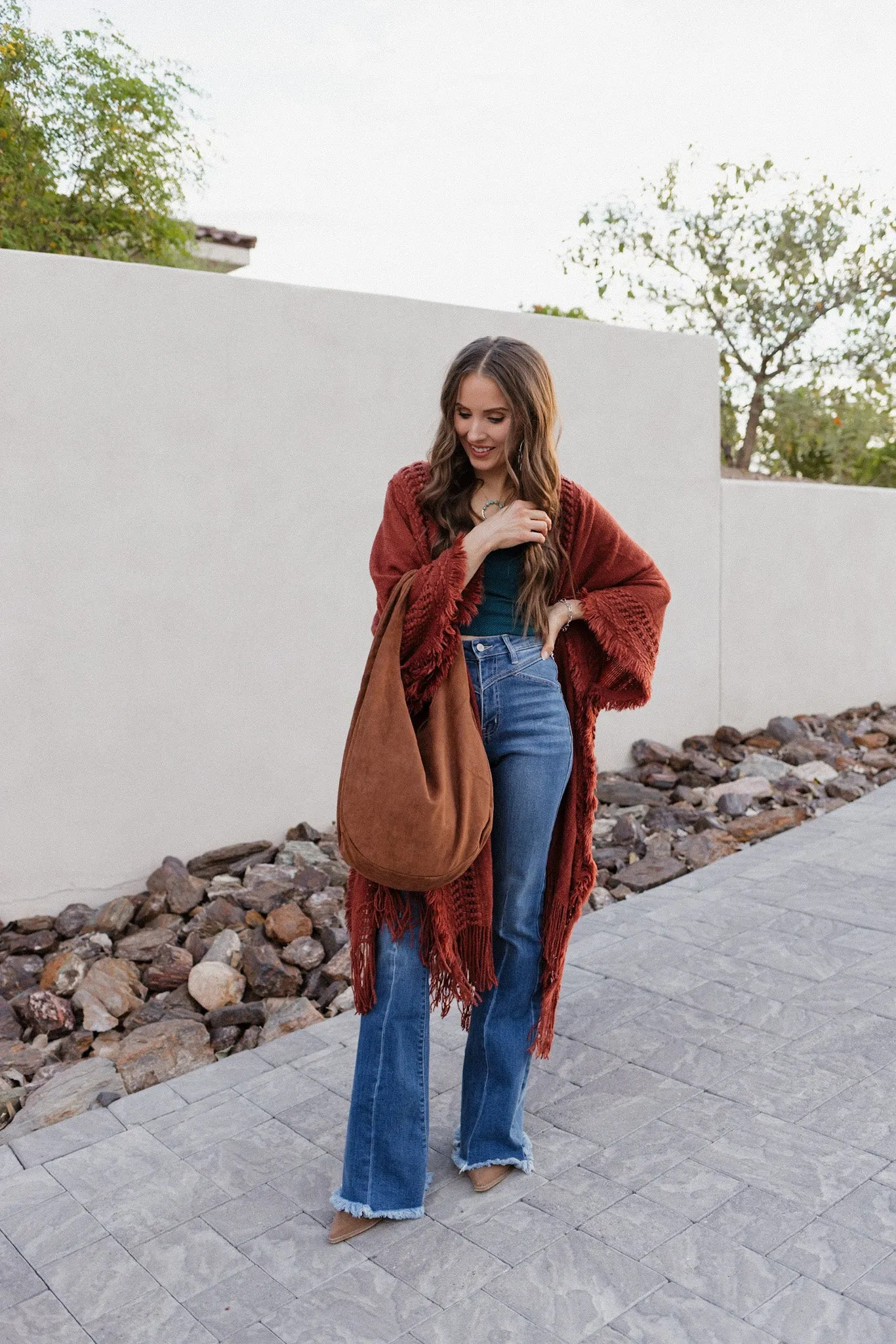 Floral Snap Down Mock Neck Coat