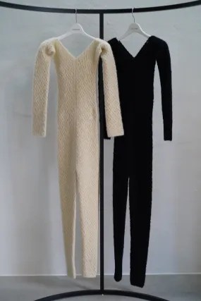 FUMIKA_UCHIDA<BR>MOHAIR MESH TIGHTS CATSUIT